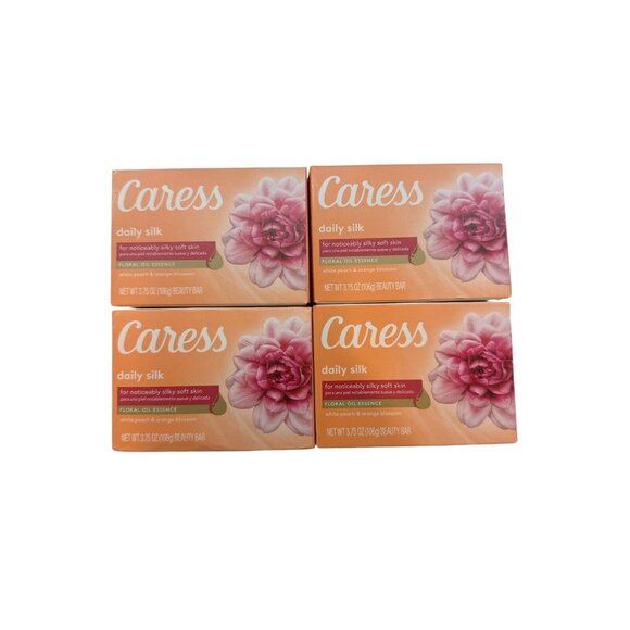Caress Daily Silk Floral Oil Essence Silky Soft Skin Bar Soap, 3.75 oz, … - Picture 1 of 4